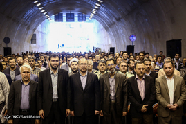 مراسم افتتاح زیرگذر و تونل شهید ضربعلی‌زاده