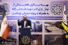 مراسم افتتاح زیرگذر و تونل شهید ضربعلی‌زاده