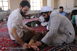چهاردهمین کاروان پیاده‌روی حرم امام رضا (ع) از قم تا مشهد