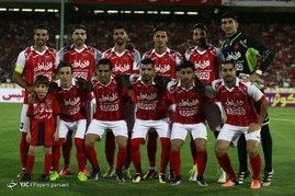 دیدار تیم های فوتبال پرسپولیس و فولاد خوزستان