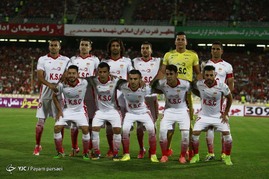دیدار تیم های فوتبال پرسپولیس و فولاد خوزستان