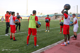 تمرین تیم فوتبال پرسپولیس