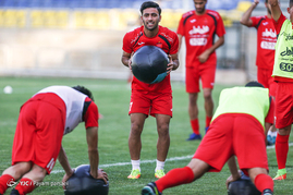 تمرین تیم فوتبال پرسپولیس