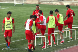 تمرین تیم فوتبال پرسپولیس
