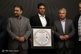 مراسم تکریم باشگاه سایپا از ابراهیم صادقی و علی دایی