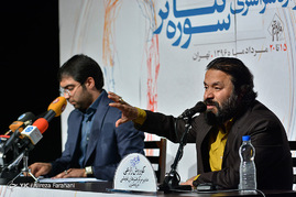 نشست رسانه ای بیست و پنجمین جشنواره تئاتر سوره در تاالار ماه حوزه هنری