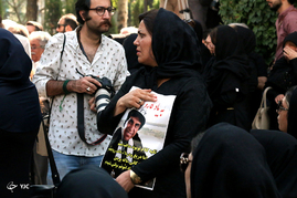 مراسم تشییع پیکر محمود جهان