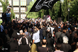 مراسم تشییع پیکر محمود جهان