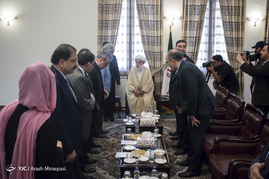 دیدار رئیس مجلس خبرگان رهبری با رئیس مجلس سنای پاکستان