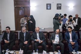 دیدار رئیس مجلس خبرگان رهبری با رئیس مجلس سنای پاکستان