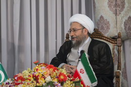دیدار رئیس قوه قضائیه با رئیس مجلس سنای پاکستان