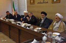 دیدار الله شکور پاشازاده رییس علمای دینی قفقاز از میهمانان مراسم تحلیف رییس جمهور با وزیر ارشاد‎