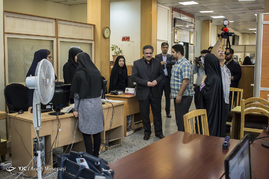 بازدید قائم مقام رئیس سازمان توسعه و تجارت از باشگاه خبرنگاران جوان