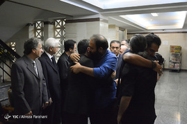 مراسم ختم زنده یاد ناصر فرهودی در مسجد جامع شهرک غرب