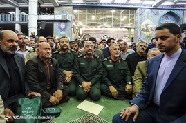 مراسم يادبود شهيد محسن حججی در نجف آباد اصفهان