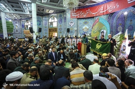 مراسم يادبود شهيد محسن حججی در نجف آباد اصفهان