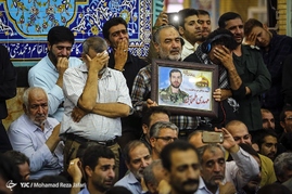 مراسم يادبود شهيد محسن حججی در نجف آباد اصفهان