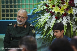 مراسم يادبود شهيد محسن حججی در نجف آباد اصفهان
