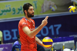 مسابقات والیبال انتخابی قهرمانی جهان بین تیم های ایران و قزاقستان - اردبیل