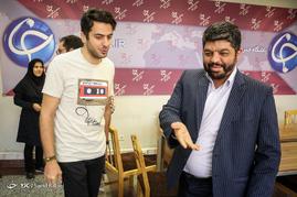 حضور علی ضیاء در باشگاه خبرنگاران جوان 