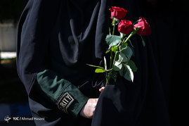 استقبال از پیکر ۱۹ شهید گمنام دفاع مقدس در مشهد