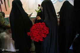 استقبال از پیکر ۱۹ شهید گمنام دفاع مقدس در مشهد