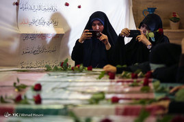 استقبال از پیکر ۱۹ شهید گمنام دفاع مقدس در مشهد