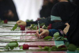 استقبال از پیکر ۱۹ شهید گمنام دفاع مقدس در مشهد
