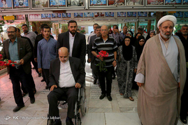 شهید کورسل فرانسوی در قم میزبان پدر شد