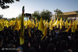 تشییع پیکرهای مطهر 19 شهید گمنام دفاع مقدس و یک شهید مدافع حرم در مشهد