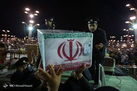 اجتماع عظیم جوادیون و وداع با شهدای گمنام دفاع مقدس در حرم مطهر رضوی