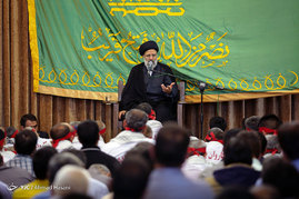 مراسم بدرقه کاروان زائران پیاده از مشهد به کربلا
