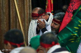 مراسم بدرقه کاروان زائران پیاده از مشهد به کربلا