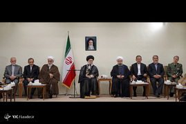 دیدار رئیس‌جمهور و اعضای هیأت دولت با رهبر معظم انقلاب