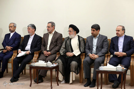 دیدار رئیس‌جمهور و اعضای هیأت دولت با رهبر معظم انقلاب
