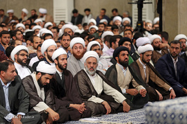 دیدار طلاب حوزه‌های علمیه استان تهران با رهبر معظم انقلاب
