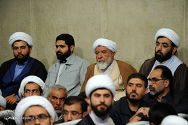 دیدار طلاب حوزه‌های علمیه استان تهران با رهبر معظم انقلاب