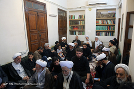 عزاداری شهادت امام محمد باقر (ع) در بیوت مراجع / قم