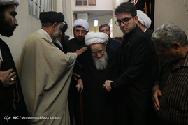 عزاداری شهادت امام محمد باقر (ع) در بیوت مراجع / قم