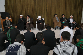 عزاداری شهادت امام محمد باقر (ع) در بیوت مراجع / قم