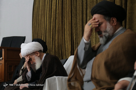 عزاداری شهادت امام محمد باقر (ع) در بیوت مراجع / قم