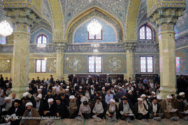 مراسم تشییع پیکر مرحوم آیت الله روح الله شاه آبادی / قم