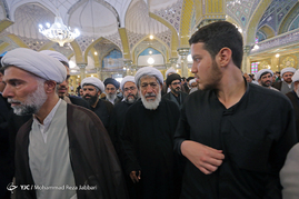 مراسم تشییع پیکر مرحوم آیت الله روح الله شاه آبادی / قم