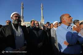 مراسم تشییع پیکر مرحوم آیت الله روح الله شاه آبادی / قم