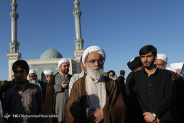 مراسم تشییع پیکر مرحوم آیت الله روح الله شاه آبادی / قم