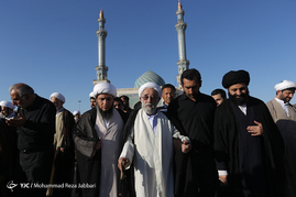 مراسم تشییع پیکر مرحوم آیت الله روح الله شاه آبادی / قم
