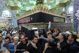 مراسم تشییع پیکر مرحوم آیت الله روح الله شاه آبادی / قم