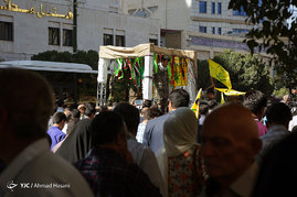 تشییع سه شهید مدافع حرم همزمان با روز عرفه در مشهد