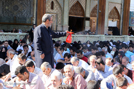 مراسم دعای عرفه در حرم شاهچراغ(ع)_شیراز