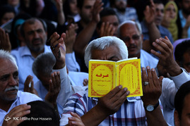 مراسم دعای عرفه در حرم شاهچراغ(ع)_شیراز